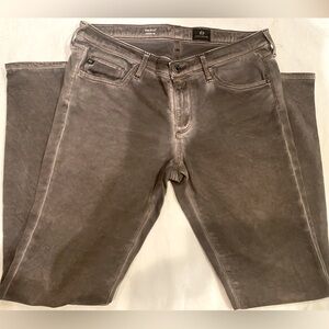 AG jeans ‘the stilt’ cigarette leg skinny Jeans 29R black distressed faded denim